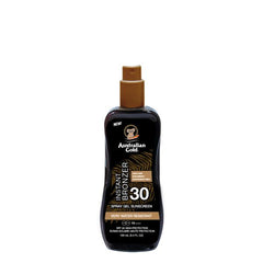 Australian Gold Instant Bronzer Spray Gels Sunscreen SPF 30 con effetto Bronze Travel Size