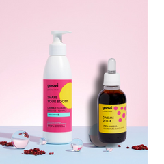 Goovi Give me detox Linfa Donna + Shape your booty crema cellulite - effetto freddo