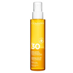 Clarins Olio Solare Illuminante Protezione Alta SPF 30
