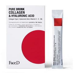 Face D Pure Drink Collagene & Acido Ialuronico - Integratore Alimentare