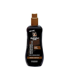 Australian Gold Dark Tanning Accelerator Spray Gel con Instant Bronze