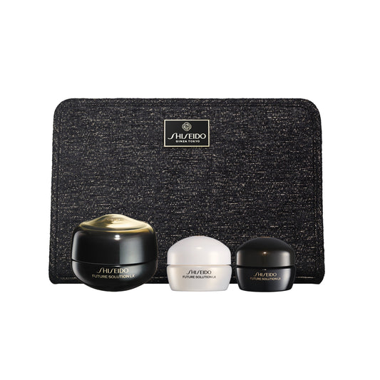Shiseido Future Solution LX Cofanetto Combo Labbra Viso e Occhi
