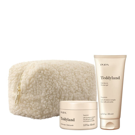 TEDDYLAND KIT 2 (latte doccia 200ml + scrub 150ml) - latte di avena e vaniglia