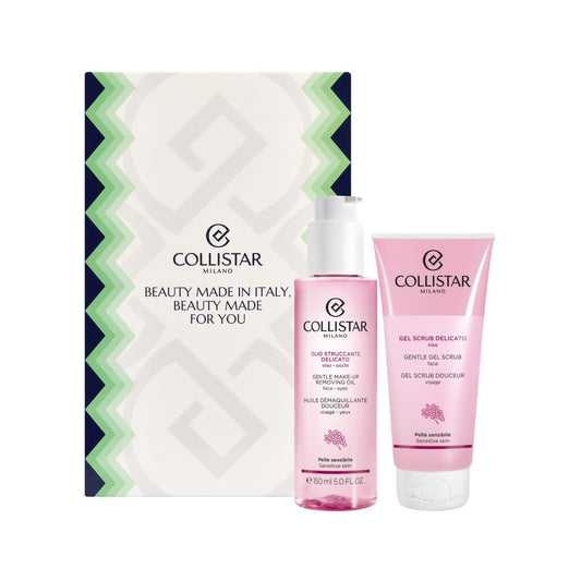 Collistar Olio Struccante Delicato Viso-Occhi + Gel Scrub Delicato Viso