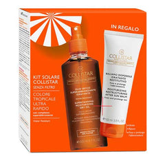 KIT Solare Collistar Olio Secco Superabbronzante Idratante in regalo Balsamo Doposole Restitutivo