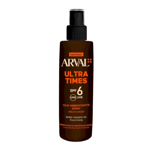 Ultra Times SPF6 - olio abbronzante spray viso e corpo