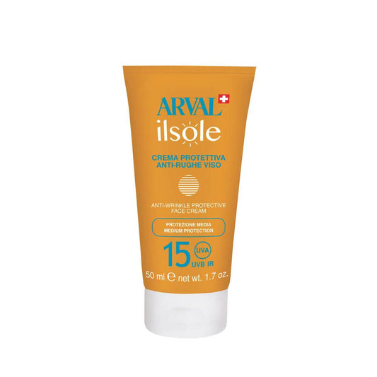 Ilsole - Crema protettiva antirughe viso SPF 15