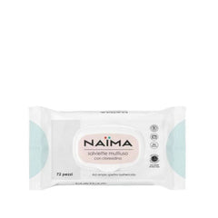 Naima Salviette Multiuso con Clorexidina 72 Pezzi