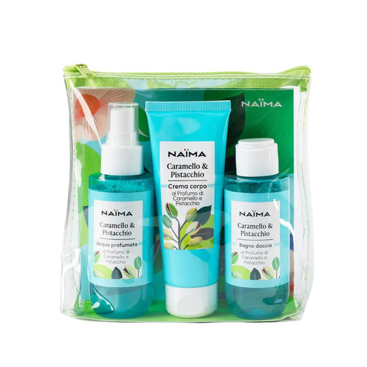 Naima Travel Kit Pistacchio & Caramello