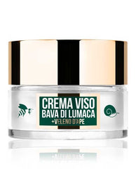 Crema viso alla bava di lumaca e veleno d'ape