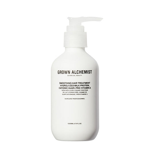 Smoothing Hair Treatment: Hydrolyzed Milk Protein, Cationic Guar, Pro-Vitamin A