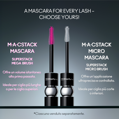 M·A·CStack Mascara Mega Brush Black